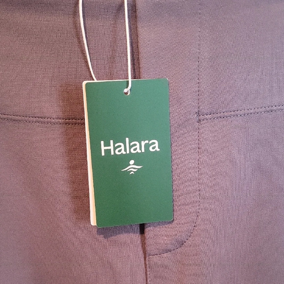 HALARA Women's Taupe Flare Pants - Picture 4 of 7